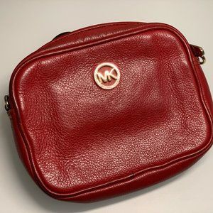 Small Michael Kors Red Crossbody Bag